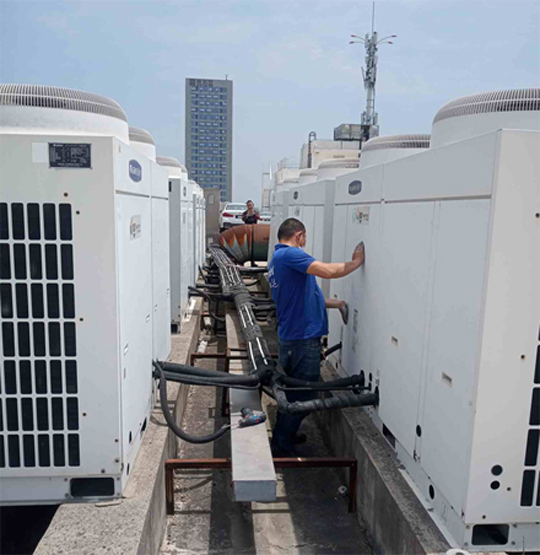 达坂城中央空调制热和不制冷系统维修方法